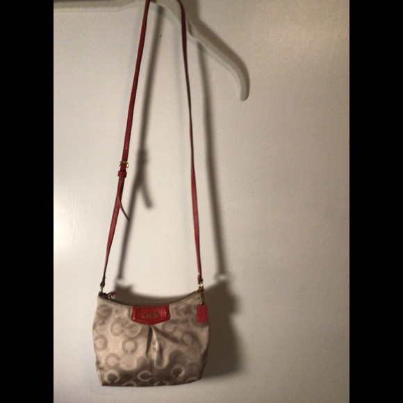 Coach Bags Coach Crossbody Fabric Bag With Leather Accent Poshmark